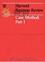 HARVARD BUSINESS REVIEW CASE METHOD PART 1   1960  PDF电子版封面     