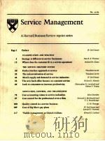 SERVICE MANAGEMENT（1969 PDF版）