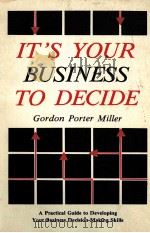 IT'S YOUR BUSINES TO DECIDE（1981 PDF版）