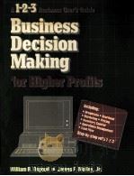 BUSINESS DECISION MAKING FOR HIGHER PROFITS   1984  PDF电子版封面     