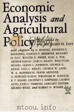 ECONOMIC ANALYSIS AND AGRICULTURA LPOLICY   1982  PDF电子版封面  0813805325   