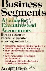 BUSINESS SEGMENTS A GUIDE FOR EXECUTIVES AND ACCOUNTANTS（1978 PDF版）