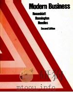 MODERN BUSINESS ROSENBLATT BONNINGTON NEEDLES SECOND EDITION   1977  PDF电子版封面  0395213819   