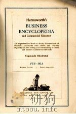 HARMSWORTH'S BUSINESS ENCYCLOPEDIA FOURTH VOLUME     PDF电子版封面     
