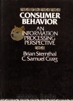 CONSUMER BEHAVIOR AN INFORMATION PROCESSING PERSPECTIVE（1982 PDF版）