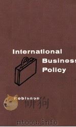 INTERNATIONAL BUSINESS POLICY   1964  PDF电子版封面     