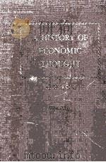 A HISTORY OF ECONOMIC THOUGHT THIRD EDITION     PDF电子版封面     