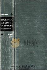 ECONOMIC HISTORY OF EUROPE   1948  PDF电子版封面     