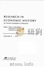 RESEARCH IN ECONOMIC HISTORY VOLUME 2（1977 PDF版）