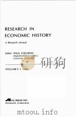 RESEARCH IN ECONOMIC HISTORY VOLUME 5（1980 PDF版）