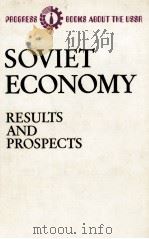 SOVIET ECONOMY   1980  PDF电子版封面     