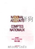 NATIONAL ACCOUNTS STATISTICS STATISTIQUE DES COMPTES NATIONAUX VOLUME 2 1963-1980（1982 PDF版）