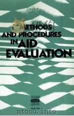 METHODS AND PROCEDURES IN AID EVALUATION（1986 PDF版）