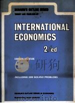 INTERNATIONAL ECONOMICS SECOND EDITION   1971  PDF电子版封面  0070545030   
