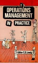 OPERATIONS MANAGEMENT IN PRACTICE（1981 PDF版）