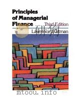 PRINCIPLES OF MANAGERIAL FINANCE THIRD EDITION   1982  PDF电子版封面  006042334X   