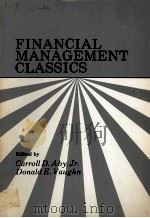 FINANCIAL MANAGEMENT CLASSICS（1979 PDF版）