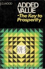 ADDED VALUE THE KEY TO PROSPERITY（1978 PDF版）
