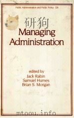 MANAGING ADMINISTRATION（1984 PDF版）