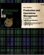 PROGRAMMED LEARNING AID FOR PRODUCTION AND OPERATIONS MANAGEMENT REVISED EITION（1981 PDF版）
