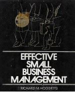 EFFECTIVE SMALL BUSINESS MANAGEMENT（1982 PDF版）