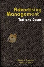 ADVERTISING MANAGEMENT:TEXT AND CASES   1979  PDF电子版封面  0675083028   