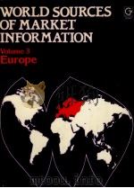 WORLD SOURCES OF MARKET INFORMATION VOLUME 3   1982  PDF电子版封面  0566023555   