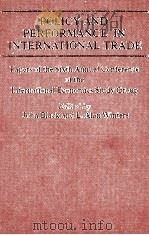 POLICY AND PERFORMANCE IN INTERNATIONAL TRADE（1983 PDF版）
