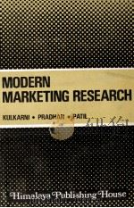 MODERN MARKETING RESEARCH   1981  PDF电子版封面     