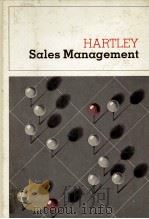 Sales management   1979  PDF电子版封面  0395265118  cRobert F. Hartley. 