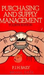 PURCHASING AND SUPPLY MANAGEMENT FOURTH EDITION（1982 PDF版）