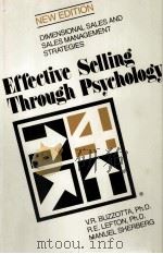 EFFECTIVE SELLING THROUGH PSYCHOLOGY（1982 PDF版）