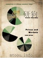 PRICES AND MARKETS THIRD EDITION   1978  PDF电子版封面  0136996116   