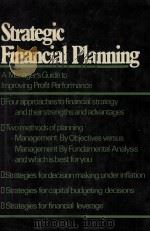 STRATEGIC FINANCIAL PLANNING A MANANGER'S GUIDE T OIMPROVING PROFIT PERFORMANCE（1980 PDF版）