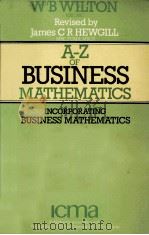 A-Z OF BUSINESS MATHEMATICS（1973 PDF版）
