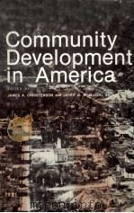 COMMUNITY DEVELOPMENT IN AMERICA（1980 PDF版）