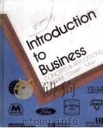 INTRODUCTION TO BUSINESS:CONCEPTS & APPLICATIONS（1981 PDF版）