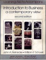 INTRODUCTION TO BUSINESS:A CONTEMPORARY VIEW SECOND EDITION   1977  PDF电子版封面  0205057284   