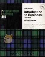 INTRODUCTION TO BUSINESS THIRD EDITION   1981  PDF电子版封面  0256023522   