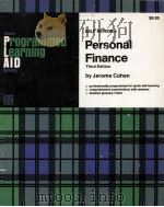 PERSONAL FINANCE THIRD EDITION   1981  PDF电子版封面  0256021260   