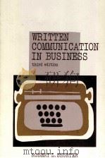 WRITTEN COMMUNICATION IN BUSINESS THIRD EDITION   1971  PDF电子版封面     
