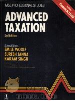 ADVANCED TAXATION THIRD EDITION   1986  PDF电子版封面  0712106898   