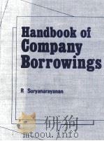 HANDBOOK OF COMPANY BORROWINGS   1985  PDF电子版封面  0074519475  R SURYANARAYANAN 