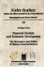 KIELER STUDIEN:INSTITUT FUR WELTWIRTSCHAFT AN DER UNIVERSITAT KIEL HERAUSGEGEBEN VON HERBERT GIERSCH（1986 PDF版）