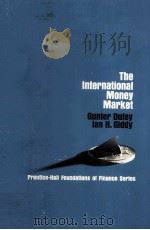 THE INTERNATIONAL MONEY MARKET（1978 PDF版）