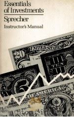 INSTRUCTOR'SMANUAL ESSENTIALS OF INVESTMENTS   1978  PDF电子版封面  0395254558   