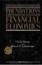 FOUNDATIONS FOR FINANCIAL ECONOMICS   1988  PDF电子版封面  0444013105   