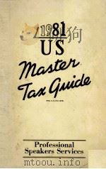 1981 US MASTEN TAX QUIDE   1980  PDF电子版封面     