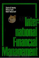 INTERNATIONA LFINANCIAL MANAGEMENT   1977  PDF电子版封面  0070281750   