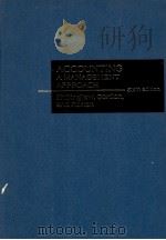 ACCOUNTING A MANANGEMENT APPROACH SIXTHR EDITION   1951  PDF电子版封面    GORDPN SHILLINGAW 